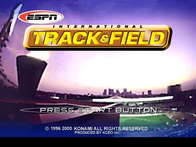 ESPN International Track & Field Title Screen